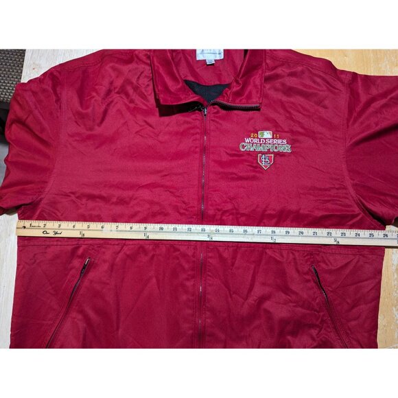 Cutter and Beck CB Weather Tec Red‎ zippered Jacket 2011 St. Louis Cardinals XL - Picture 14 of 16